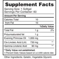 Earth's Creation Evening Primrose oil 60 Capsules