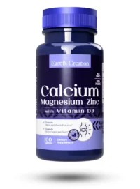 EARTH's CREATION CALCUIM, MAGNESIUM, ZINC  100tablets.