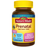 NATURE MADE PRENATAL FOLIC ACID+DHA  60softgels.