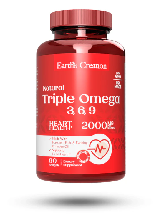 Earth's Creation Tripple Omega 369 by 90 softgels