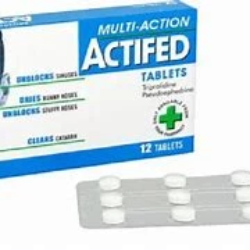ACTIFED MULTI-ACTION  TABLETS.