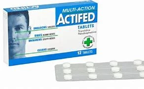 ACTIFED MULTI-ACTION  TABLETS.