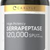 carlyle SERRAPEPTASE 120,000spu   120capsules.