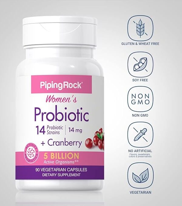 PR WOMEN'S PROBIOTIC +CRANBERRY    90capsules.