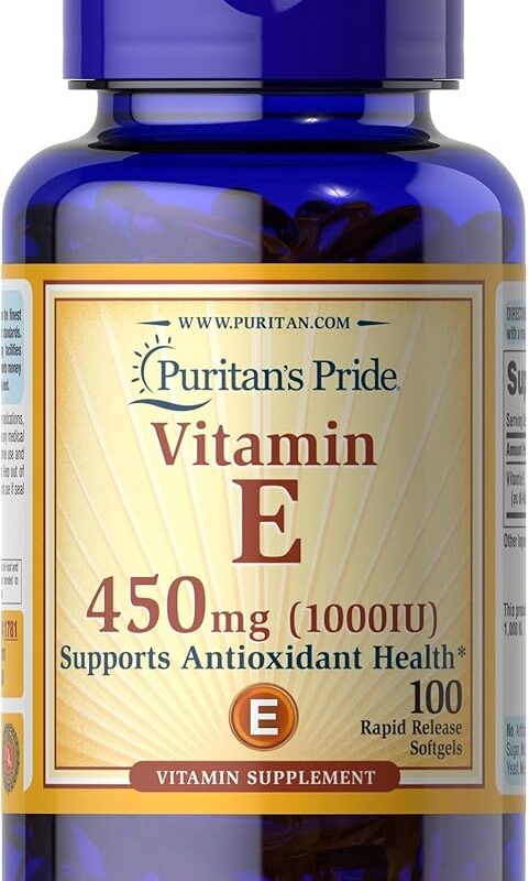 PP VITAMIN E  450mg    100softgels.