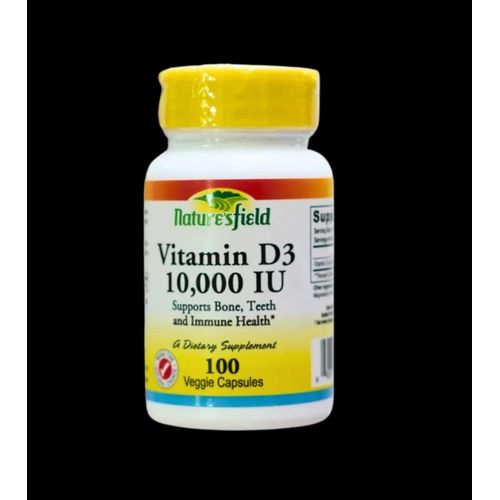 nf vit d3 10,000 Nature'S Field Vitamin D3 10,000IU x100 Capsules