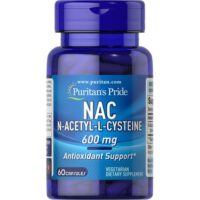 Puritan's Pride NAC N-ACETYL-L-CYSTEINE -600mg X60 Capsules