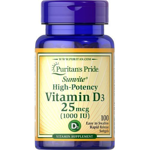 pp vit d3 1000iu by 100 Puritans Pride Vitamin D3 1000IU  X100 Softgels