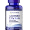 puritans-pride-abs cal Puritan's Pride Absorbable Calcium 600mg Plus Vit D3