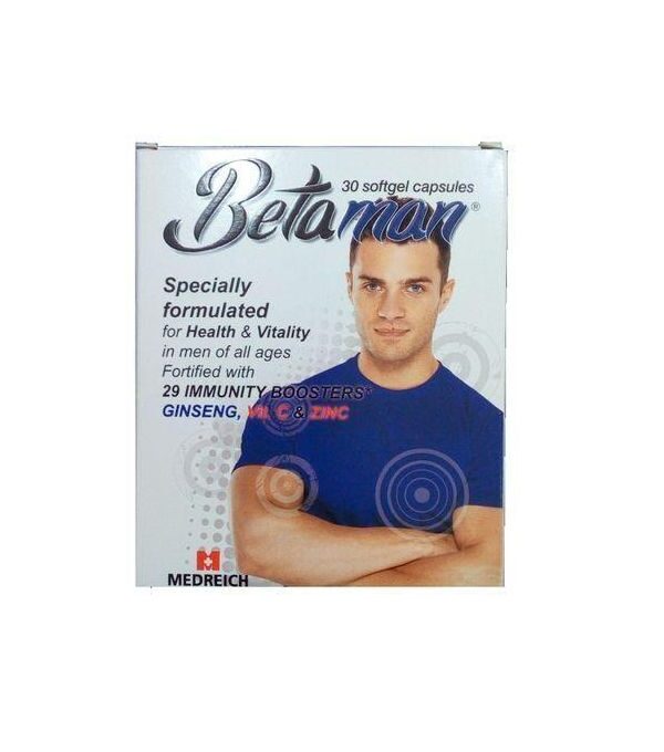 BETAMAN 30 SOFT GELS CAPSULES