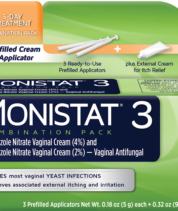 MONISTAT 3 COMBINATION PACK3 PREFILLED APPLICATION 15G