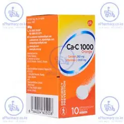 c-a orange CA-C1000 ORANGE 10 EFFERVESCENT TABLETS ORAL ROUTE