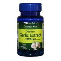 odorless blue puritan's pride odorless garlic extract 1000mg