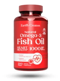 Earths creation natural omega 3 fish oil 1000mg 200 tablet
