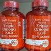 Earths creation triple om,ega 3,6,9 2000mg 200 sofgels