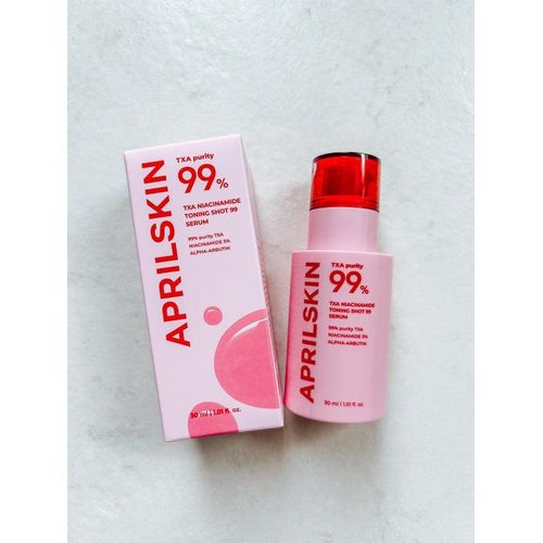 April skin TXA niacinamide toning shot 99 serum