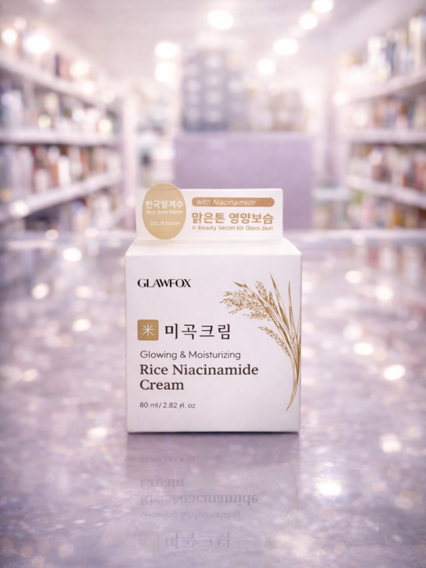 IMG_3477 GLAMFOX GLOWING AND MOISTURIZING RICE NIACINAMIDE CREAM