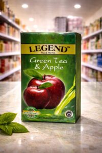 LEGEND TEA AND HERBS GREEN TEA AND APPLE