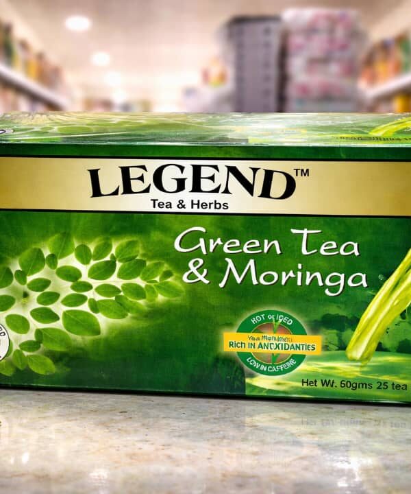 LEGEND TEA AND HERBS GREEN TEA AND MORINGA