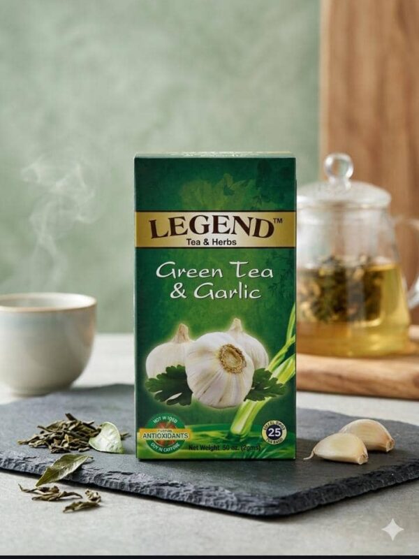 LEGEND TEA AND HERBS GREEN TEA AND GARLIC