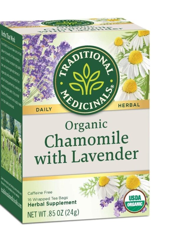 TRADITIONAL MEDICINALS ORGANIC CHAMOMILE AND LAVENDER TEA