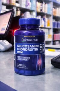 PURITANS PRIDE GLUCOSAMINE CHONDROITIN MSM 120 COATED CAPLETS