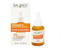balance active formula vitamin c brightening serum